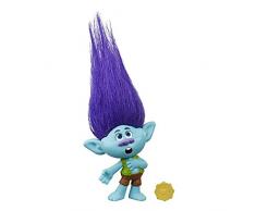 Trolls DreamWorks World Tour Branch, poupée avec tambourin, jouets pour le film World Tour