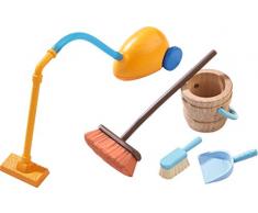 HABA- Little Friends Accessoires pour Maison de Poupée Nettoyage de Printemps, 303016