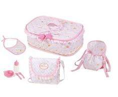 Decuevas 53528 Set daccessoires de Marie Porte-bébé, Sac, Bavoir 13 x 25 x 37 cm Multicolore
