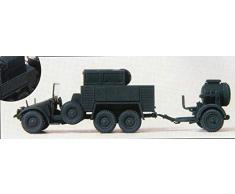 Preiser 1/87 Ème - PR16584 - Modélisme Ferroviaire - Camion Projecteur KFZ 83 Projecteur Reich 39-45