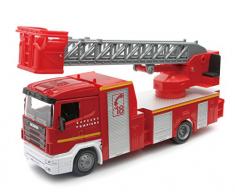 New Ray - 15573 F - Véhicule Miniature - Die Cast Camion Pompier Grande Scania