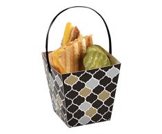 amscan 149003 Noir Buffet Papier friandises Tasses avec poignée