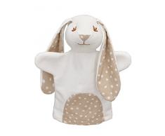 MU mubrno 20402b Lapin 25 cm Mimi, Fleurs, Marionnette, Multicolore