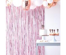 Ginger Ray Rideau en aluminium rose mat pour décoration de fête