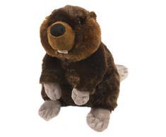 Wild Republic Republic-10921 Peluche Castor Cuddlekins, Jouets, 30cm, 10921, Brun