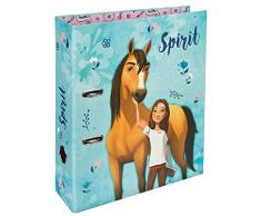 Undercover SIIT0630 DreamWorks Spirit Classeur à Levier Bleu Rose Format A4