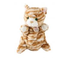 Heinrich Bauer - 11805 - Marionnette à Main Chat en Peluche - Marron