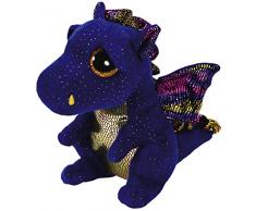 Ty - TY36879 - Beanie Boos - Peluche Saffire le Dragon 15 cm