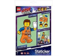 LEGO- Emmet Staticker Sticker Mural, 52370, Mehrere Farben