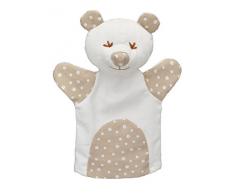 MU mubrno 20401b Ours 26 cm Mimi, Fleurs, Marionnette, Multicolore