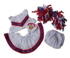 Build your Bears Wardrobe Construire Votre Ours Armoire 38,1 cm Construire Un Ours Teddiescheerleader Tenue (Blanc)