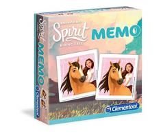 Clementoni-Clementoni-18027-Spirit-Memo Memo Game-Dreamworks Spirit, 18027, Plus De Couleurs