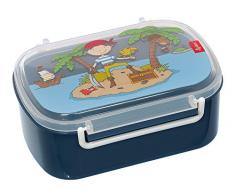 SIGIKID Garçon, Boîte à Goûter avec Motifs Colorés, Sammy Samoa, Bleu, 25004