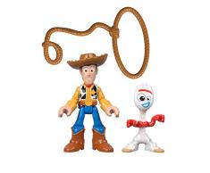 Imaginext Disney Pixar Toy Story 4, Figurines Fourchette et Woody, Jouet pour Enfant Dès 3 ans, GBG90
