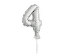 Unique Party Décoration pour gâteau 57254 Silver