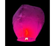 Mondial-Fete - Lanterne céleste Rose Fuchsia 90 x 50 cm