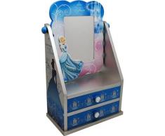 Disney Joy Toy 90001 Princess Cendrillon Ensemble de Coiffeuse en Bois avec Miroir en Papier Cadeau