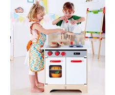 Hape - Jeu dImitation en Bois - Cuisine - Cuisinière Gourmet, E3152, Blanc
