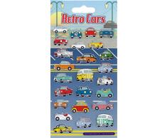 Paper Projects 01.70.19.009 Lot de Stickers en résine Motif Voitures rétro