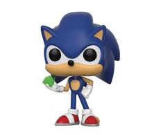 Funko- Figurine Pop Vinyl Games Sonic w/Emerald, 20147