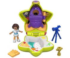 Polly Pocket Mini-Coffret La Fusée de Shani avec mini-figurine, accessoires, jouet enfant, GCN09
