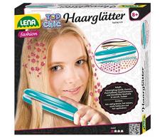 LENA 42537 Fashion Set Top Chic Set Complet de Fer à Lisser à Piles pour Cheveux et Peignes 3 Couleurs et Pinces à Cheveux pour Enfants à partir de 8 Ans