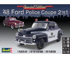 Revell-Monogram Maquette de Voiture 1948 Ford Police Coupé 2n1, échelle 1/25, 85-4318, Multicolor