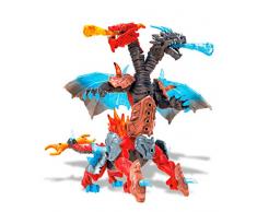 Mega Construx Œuf Breakout Beasts Fusion Beast 2-en-1, deux Figurines Créatures Surprises à Construire Cachée Dans du Slime, Jouet pour Enfant, Ggj66