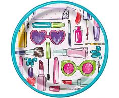 Unique Party- Assiettes en Carton, 72515