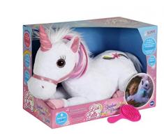 Gipsy Lica Bella Licorne Peluche, 55648, Blanc/Rose, 35 cm