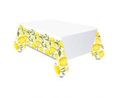 Amscan International 572274 Amscan Nappe en plastique imprimé Citron