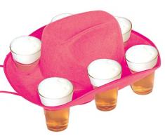 Folat Gobelet à bière avec 6 grelots Rose