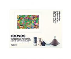 Reeves Poster à Colorier Décor Zen Autre, Multicolore, 2,2 x 29 x 21 cm