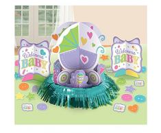 amscan Kit de décoration de Table 280039 Bienvenue bébé
