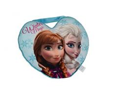 Disney La Reine des neiges Coussin Doux en Forme de cœur
