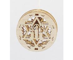 Kahlert Licht - 40608 - Décoration de Noël - Etoile en Bois découpé à Suspendre - 3,5 V - Echelle 1/12ème