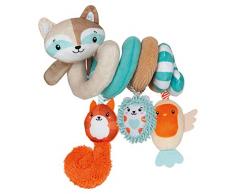 Clementoni Raton-Laveur-Spirale d’activité pour poussette-100% Lavable en Machine, 0 Mois et Plus, 17320, Multicolore