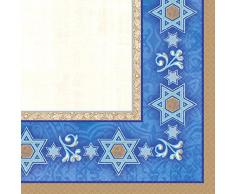 Amscan International 1 295 247,6 cm Judaic Traditions Imprimé Serviette de Table