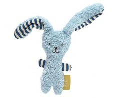 Sigikid, Pour les Garçons, Hochet Lapin Green Collection, Jouets pour bébés, Recommandé à partir de 3 mois, Bleu, 39177