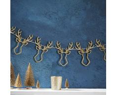 Ginger Ray GD-411 Guirlande de Noël en bois métallisé Doré