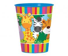 amscan 9901930 455 ML Jungle Friends Tasses à dragées