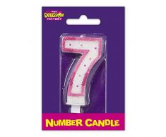 LExpression Factory Amzcap07 Numéro 7 Edge minimum Bougie, Rose