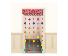 Amscan 242856 Rideau de porte 70 Good Vibes 99 cm x 1,95 m