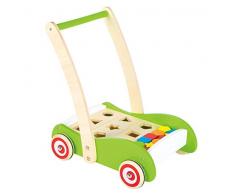 Lelin Toys - 31301 - Chariot à Pousser - Des Formes Avec Blocks