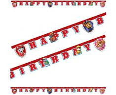 Procos Guirlande Happy Birthday PatPatrouille prêt pour laction 2 m