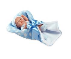 Arias - 60134 - Bébé en PVC dans Une Couverture - 26 cm