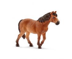 Schleich- Figurine Ponette Dartmoor Farm World, 13873, Multicolore