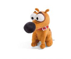 NICI 44232 Paf Le Chien Doudou en Peluche, Debout, Marron 19 cm