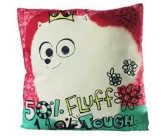 Diakakis - 0504357U - Coussin Réversible en Polyester sous Licence Pets - Dimensions 35x35cm