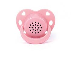 Bayer Design- Sucette Sons de bébé, Accessoire pour poupée, tétine interactif, 79752AC, Rose